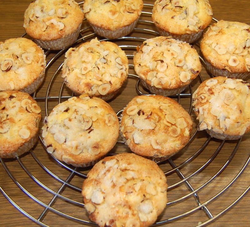 Muffin mele e nocciole