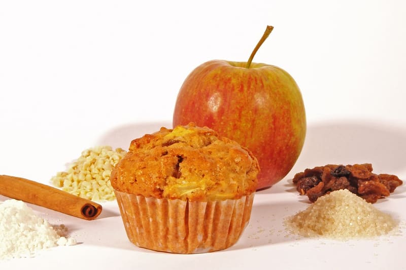 Apfel-Zimtmuffins