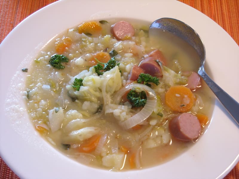Ardöpfelsupp (Thüringer Kartoffelsuppe)
