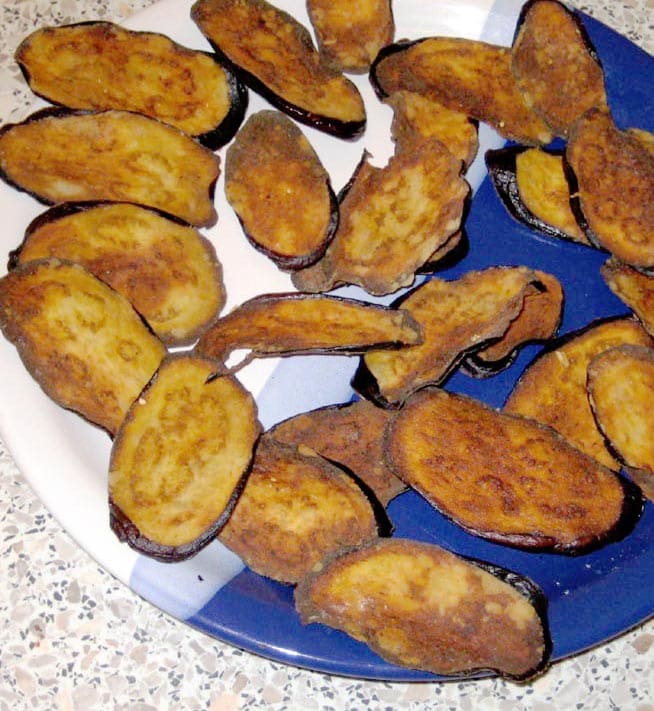 Chips di melanzane