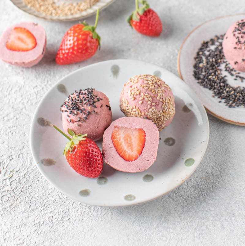 Mochi alla fragola
