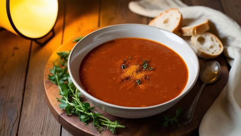 Linsencremesuppe