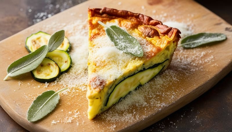Frittata di zucchine alla salvia