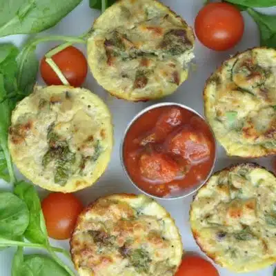 Gesunde Muffins mit Ei und Thunfisch