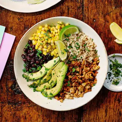 reichhaltige Taco-Bowls