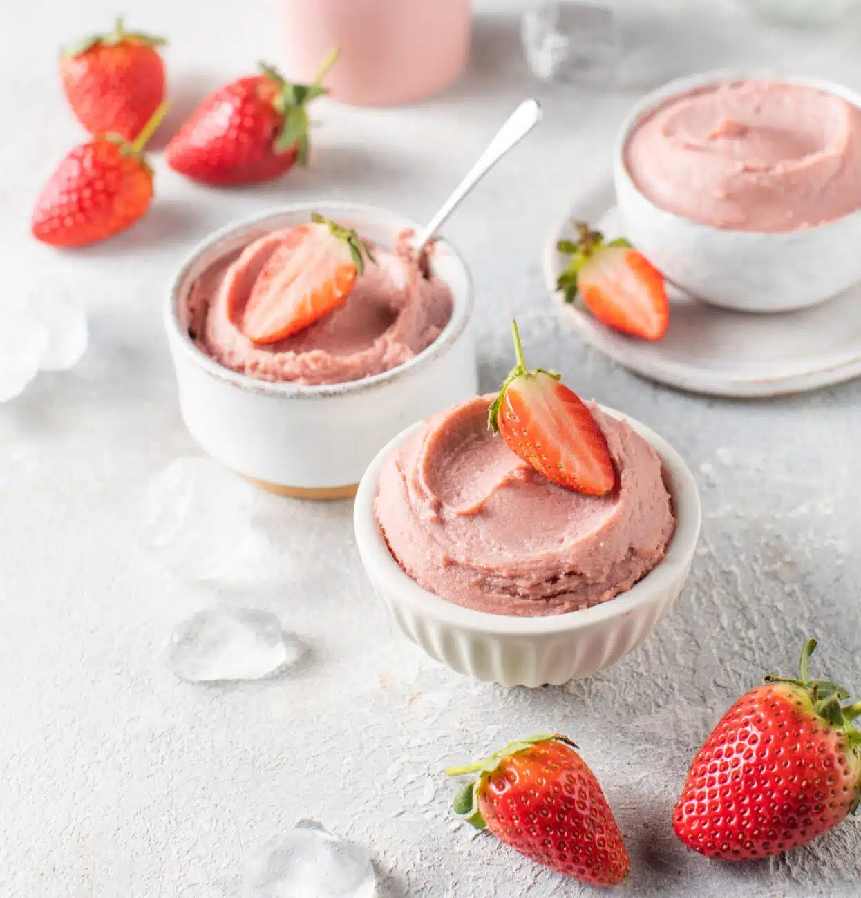 Erfrischende Eiscreme