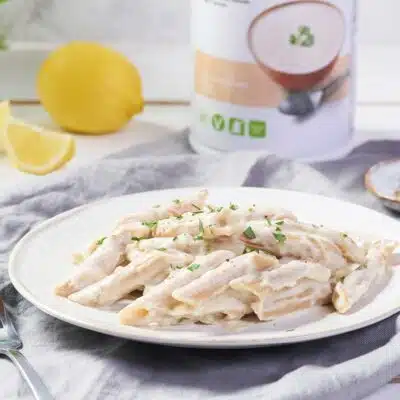 Cremige Pasta mit Pilz-Geschmack