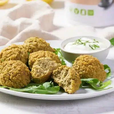Im Ofen gebackene Falafeln mit Pilz-Geschmack