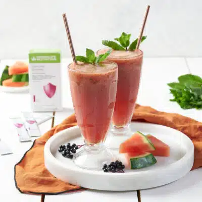 Immune Booster - Wassermelone und erfrischender Holundersaft