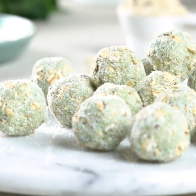 Mint & Chocolate Protein-Kugeln