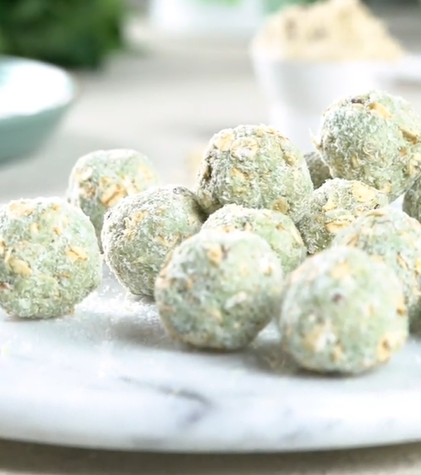 Mint & Chocolate Protein-Kugeln