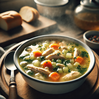 Hühnernudelsuppe