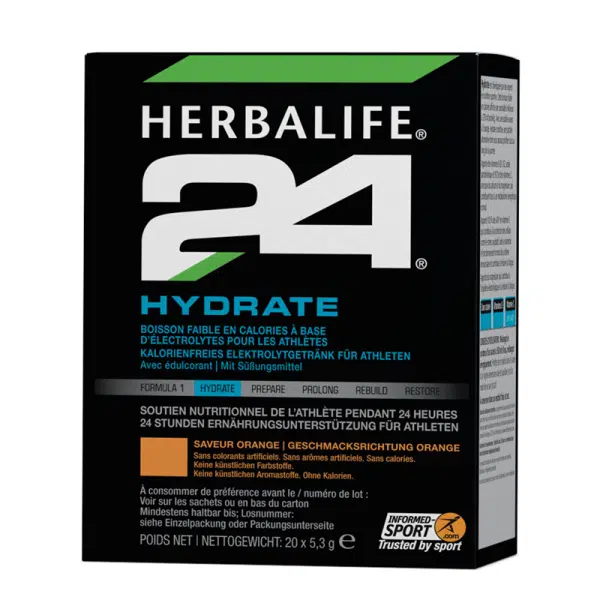Herbalife H24 Hydrate Orange 20 x 5.3g