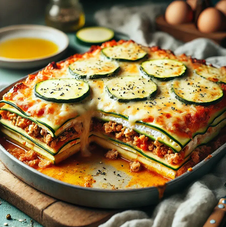 Leichte Lasagne mit Zucchini