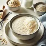 Haferpudding mit Vanille und Kokosnuss