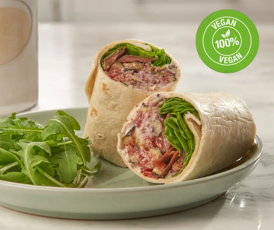 Veganer Wrap